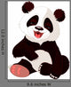 Baby Panda Laughing Wall Decal