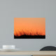 Grass Silhouette Dune Sunset Wall Decal