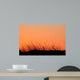 Grass Silhouette Dune Sunset Wall Decal