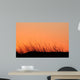 Grass Silhouette Dune Sunset Wall Decal