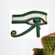 Green Egyptian Eye Wall Decal