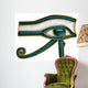 Green Egyptian Eye Wall Decal