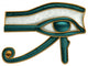 Green Egyptian Eye Wall Decal