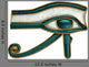 Green Egyptian Eye Wall Decal