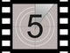 Five - Film Countdown Wall Decal