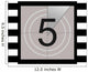 Five - Film Countdown Wall Decal