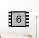 Six - Film Countdown Wall Decal
