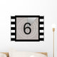 Six - Film Countdown Wall Decal
