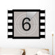 Six - Film Countdown Wall Decal
