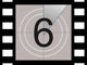 Six - Film Countdown Wall Decal