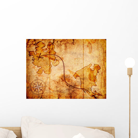 Treasure Map Wall Mural