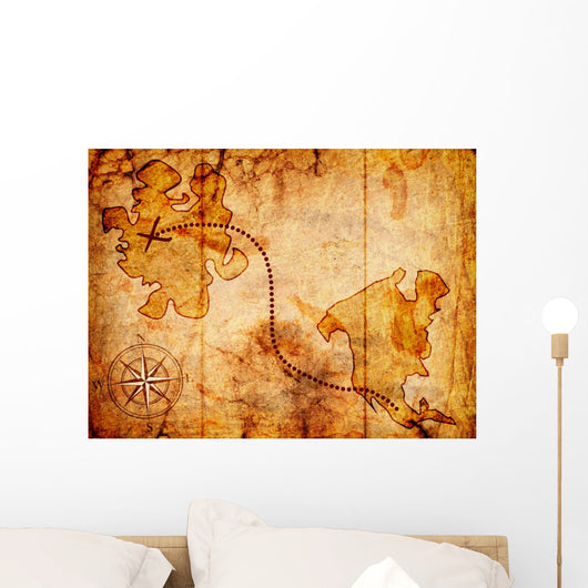 Treasure Map Wall Mural
