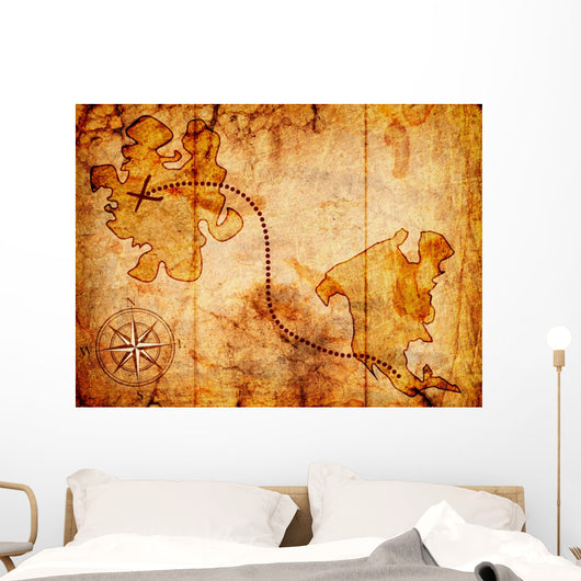 Treasure Map Wall Mural