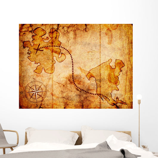 Treasure Map Wall Mural