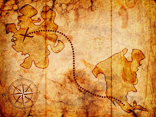 Treasure Map Wall Mural