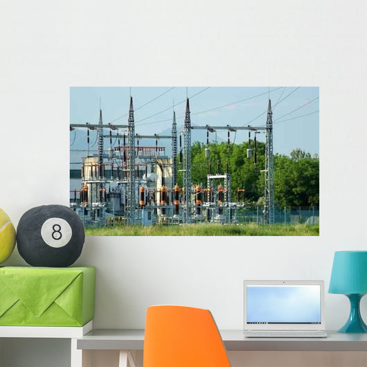 Power Plant Transformers Wall Decal