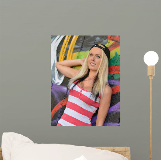 Portrait of a Model Wall Mural