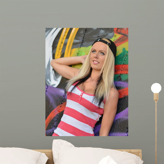 Portrait of a Model Wall Mural