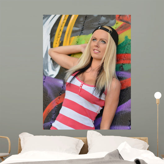 Portrait of a Model Wall Mural