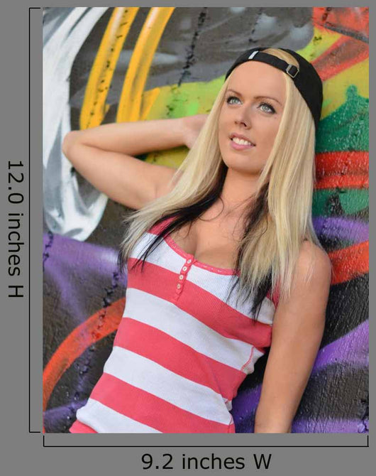 Portrait of a Model Wall Mural