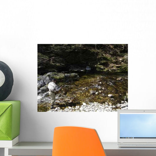 And Angler River Wall Decal