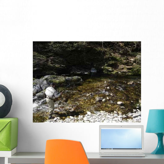 And Angler River Wall Decal