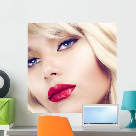 Beautiful Blond Woman Portrait
