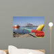 Container Port Scenery with Wall Decal