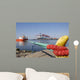 Container Port Scenery with Wall Decal