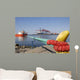 Container Port Scenery with Wall Decal