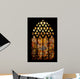 Beautiful Vitrage of Vernon Cathedral in Normandy Wall Mural