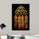 Beautiful Vitrage of Vernon Cathedral in Normandy Wall Mural