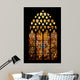 Beautiful Vitrage of Vernon Cathedral in Normandy Wall Mural