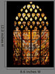 Beautiful Vitrage of Vernon Cathedral in Normandy Wall Mural