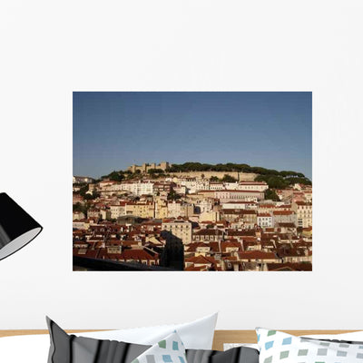 Lissabon Portugal Wall Decal shown on a wall