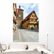 View of Siebers Tower from Spitalgasse, Rothenburg. Wall Mural