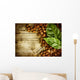 Coffee backround. With copy-space for text Wall Mural