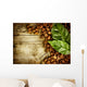 Coffee backround. With copy-space for text Wall Mural