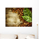 Coffee backround. With copy-space for text Wall Mural