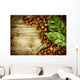 Coffee backround. With copy-space for text Wall Mural