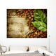Coffee backround. With copy-space for text Wall Mural