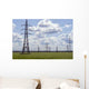 Line High Coltage Equipment Wall Decal