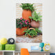 Pot with Plants Wall Mural