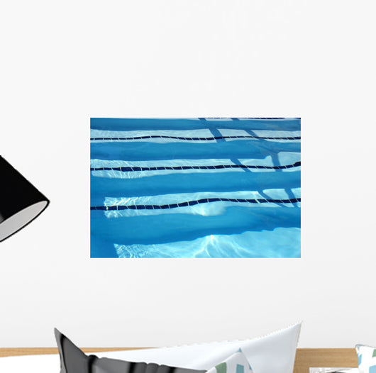 Swimming pool lanes Wall Mural