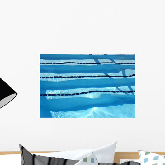 Swimming pool lanes Wall Mural
