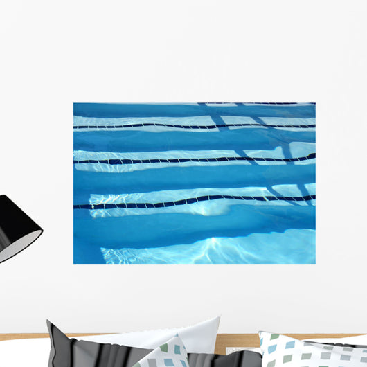 Swimming pool lanes Wall Mural
