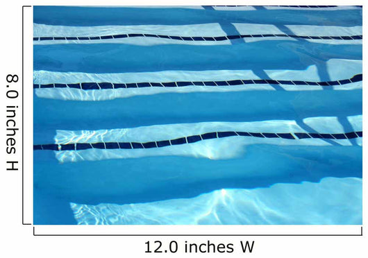 Swimming pool lanes Wall Mural