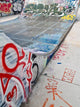 Close up of a ramp at a skate park Wall Mural
