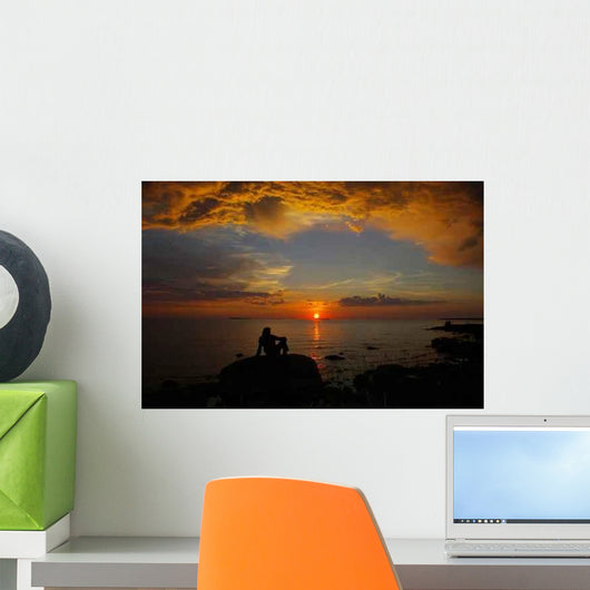 Sunset Lake Wall Decal