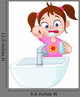 Girl Brushing Teeth